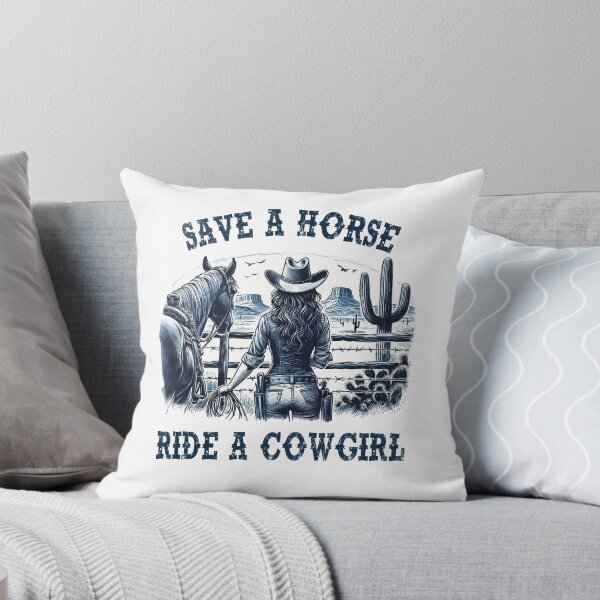 Item preview, Save a horse Ride a Cowgirl designed and sold by Marybble.