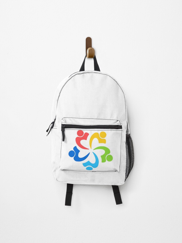 Thumbnail 1 of 3, Backpack, Colorful AlmaLinuxOS linux logo art designed and sold by dasj19.