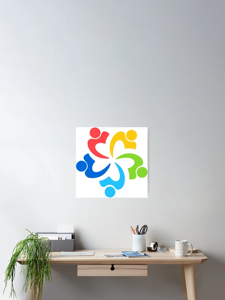 Thumbnail 2 of 3, Poster, Colorful AlmaLinuxOS linux logo art designed and sold by dasj19.