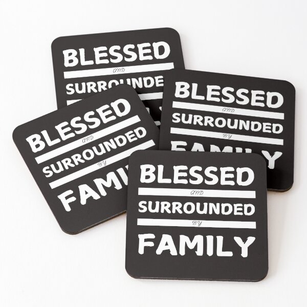 Item preview, Blessed and Surrounded by Family - Thanksgiving Day designed and sold by MSMPrintDesign.