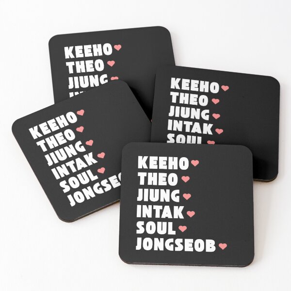 Item preview, P1Harmony with Member Names Kpop Group Design BLACK designed and sold by AJUNICE STUDIO.