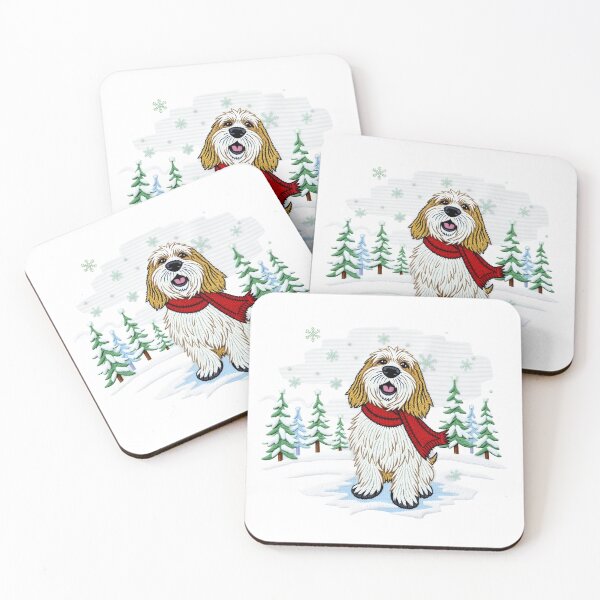 Item preview, PBGV WINTERLAND Embroidery  designed and sold by svarupa.