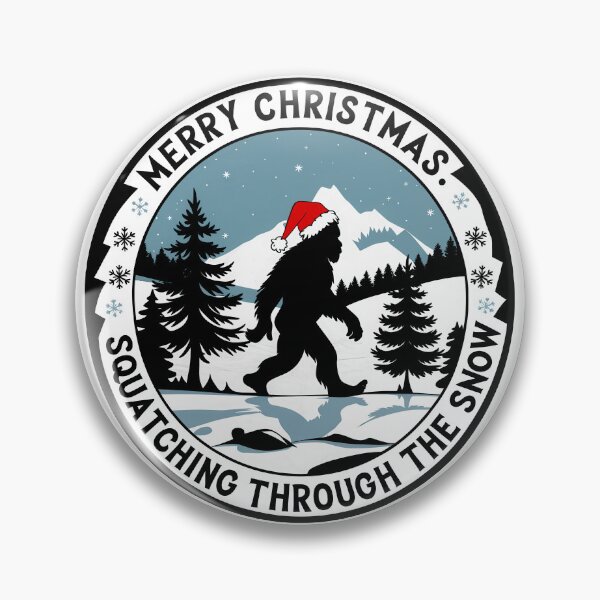 Item preview, Squatching Through The Snow designed and sold by Angry Swan Designs.