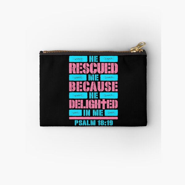 Item preview, Psalm 18:19 He Rescued Me Because He Delighted In Me designed and sold by plushism.