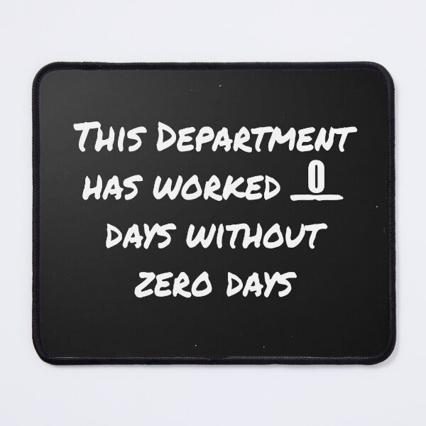 Item preview, Zero Days designed and sold by OrionPrintWorks.