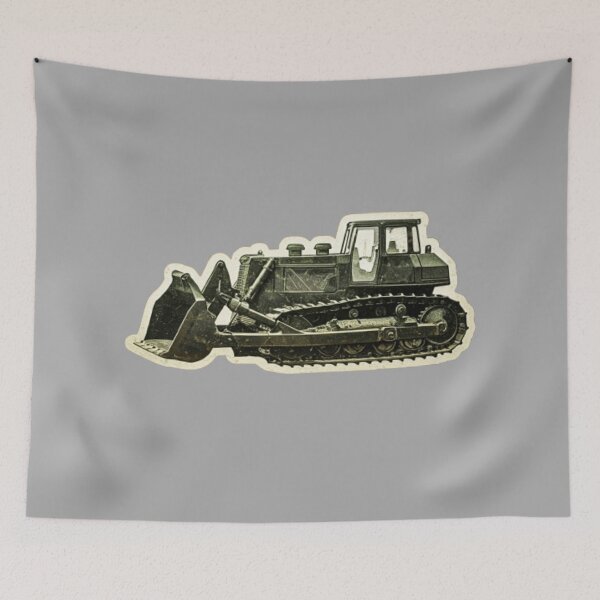Item preview, old dozer designed and sold by StickersRyous.
