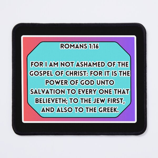Item preview, Bible Verse: (Romans 1:16) designed and sold by tellit24seven.