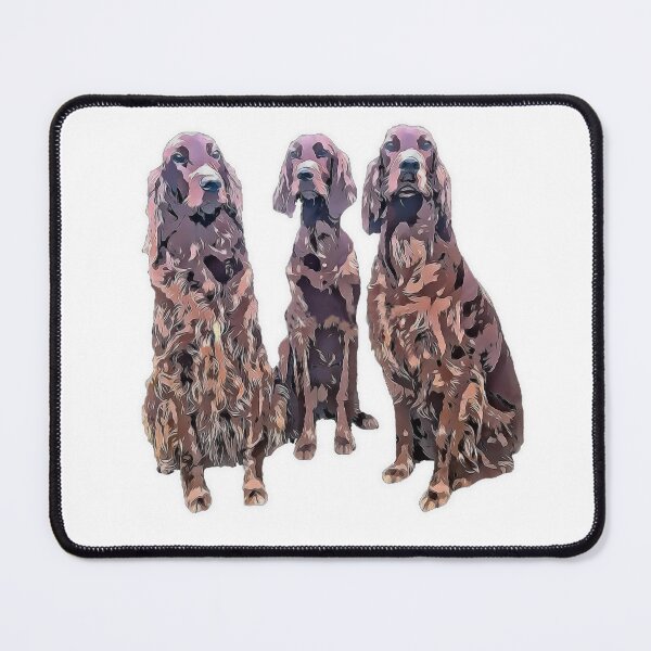 Item preview, Cartoonified Irish Setter Dog Design designed and sold by PunkyCat.