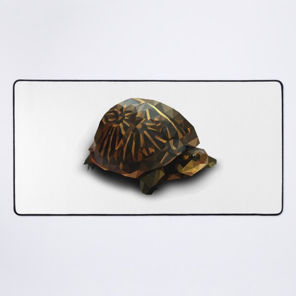 Item preview, Geometric Tortoise – Low Poly Wildlife Art designed and sold by OrangePoly.