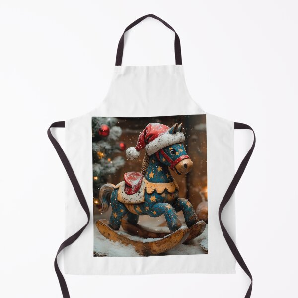 Item preview, Christmas rocking horse designed and sold by ArtMysterious.
