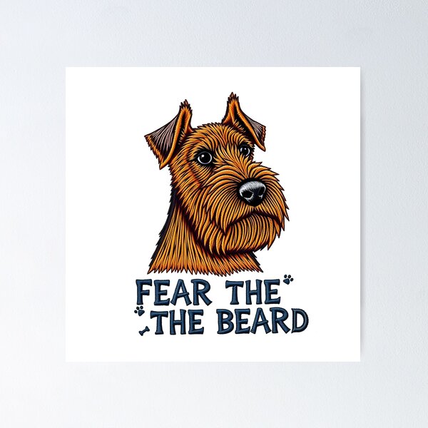 Item preview, FEAR THE BEARD Embroidery  designed and sold by svarupa.