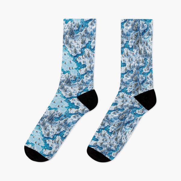 Item preview, An elegant 3D pattern background with winter sports elements and frozen lakes, ideal for active lifestyle branding and holiday designs. designed and sold by AlwaysHome.