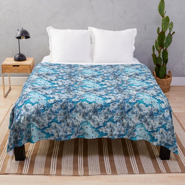 Item preview, An elegant 3D pattern background with winter sports elements and frozen lakes, ideal for active lifestyle branding and holiday designs. designed and sold by AlwaysHome.