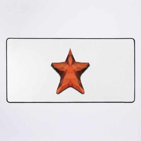 Item preview, Geometric Starfish – Low Poly Ocean Art designed and sold by OrangePoly.