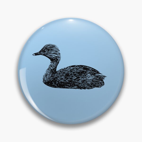 Item preview, Hoary-headed Grebe Black Design  designed and sold by designsasstultd.