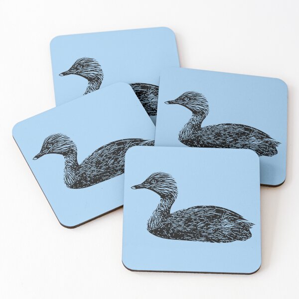 Item preview, Hoary-headed Grebe Black Design  designed and sold by designsasstultd.