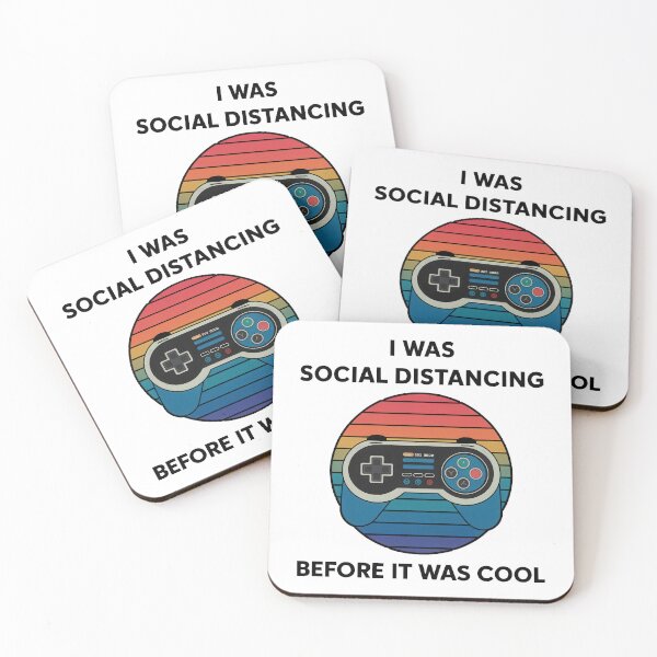 Item preview, I Was Social Distancing Before It Was Cool designed and sold by Angry Swan Designs.