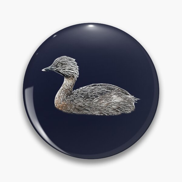 Item preview, Hoary-headed Grebe White Alternate Design  designed and sold by designsasstultd.