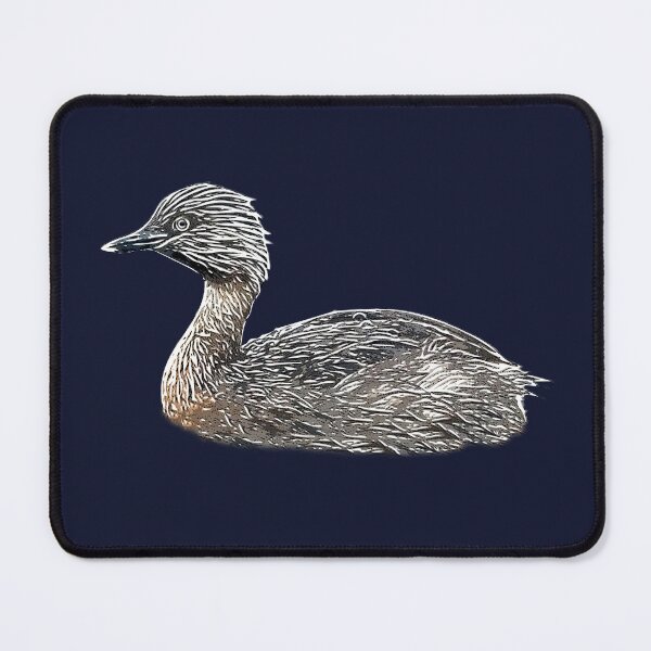 Item preview, Hoary-headed Grebe White Alternate Design  designed and sold by designsasstultd.