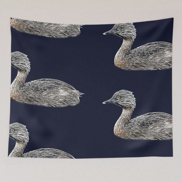 Item preview, Hoary-headed Grebe White Alternate Design  designed and sold by designsasstultd.