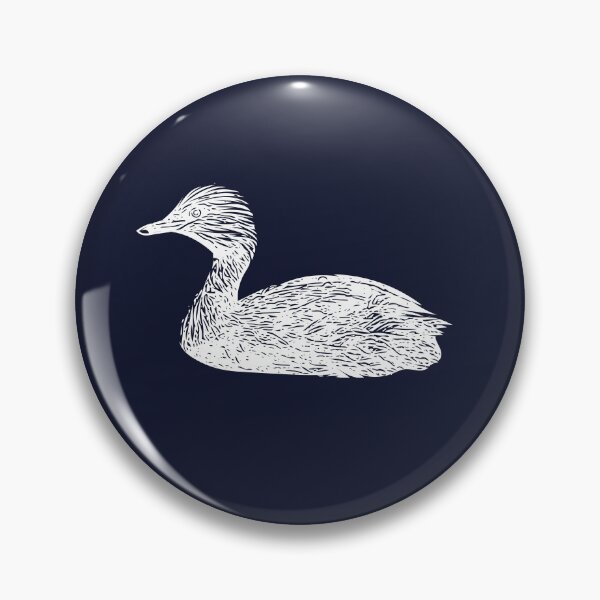 Item preview, Hoary-headed Grebe White Design  designed and sold by designsasstultd.