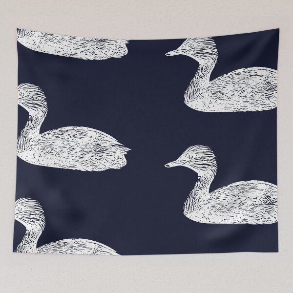 Item preview, Hoary-headed Grebe White Design  designed and sold by designsasstultd.