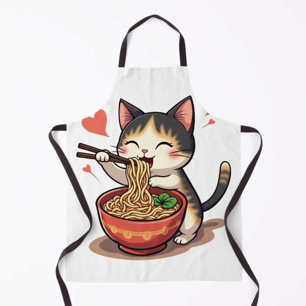 Item preview, ramen cat  designed and sold by jkrphoto.