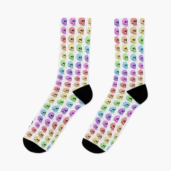 Item preview, rainbow skull designed and sold by edajylix.