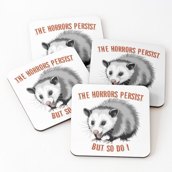 Item preview, The Horrors Persist But So Do I designed and sold by Angry Swan Designs.