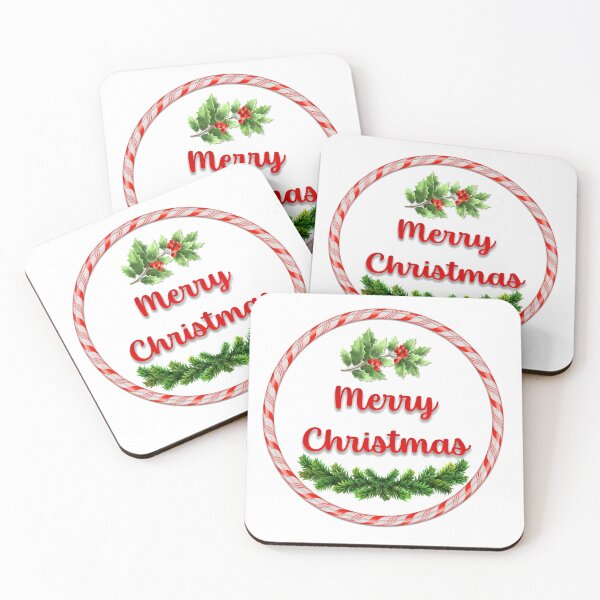Item preview, Round Candy Cane Christmas Greeting designed and sold by Smokin-Designs.