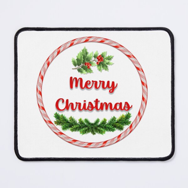 Item preview, Round Candy Cane Christmas Greeting designed and sold by Smokin-Designs.