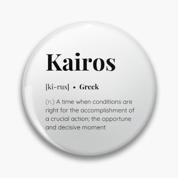Item preview, Kairos greek word meaning designed and sold by SimplyMots.