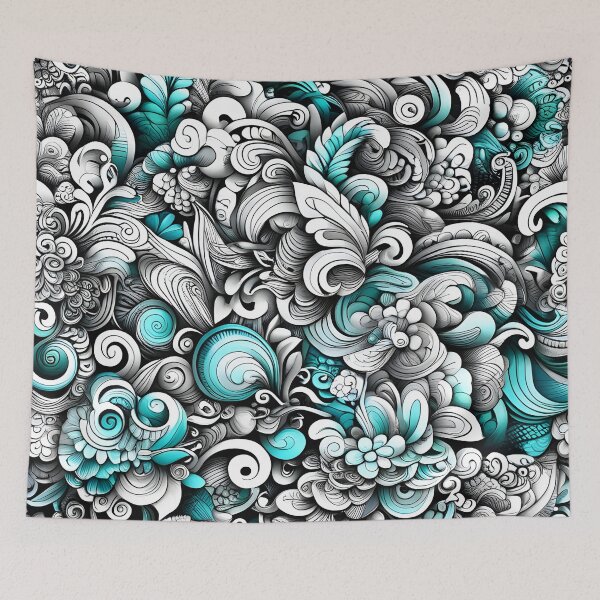 Item preview, abstract flora art designed and sold by aliraweb.