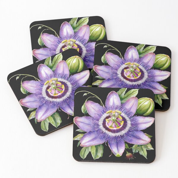 Item preview, passiflora flower designed and sold by Valentina-V.