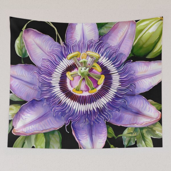 Item preview, passiflora flower designed and sold by Valentina-V.