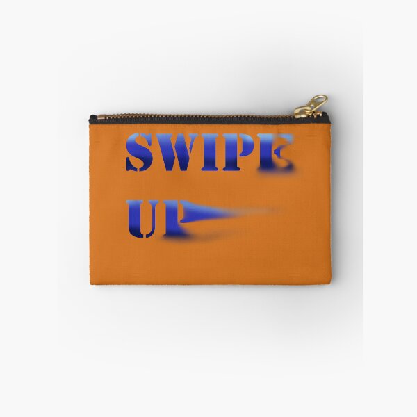 Item preview, Blue Swipe up quote designed and sold by Wish Design.
