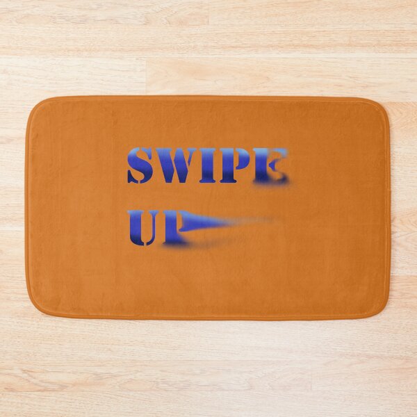 Item preview, Blue Swipe up quote designed and sold by Wish Design.