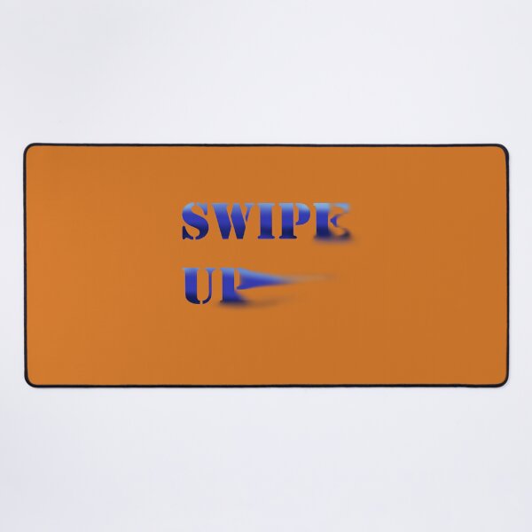 Item preview, Blue Swipe up quote designed and sold by Wish Design.