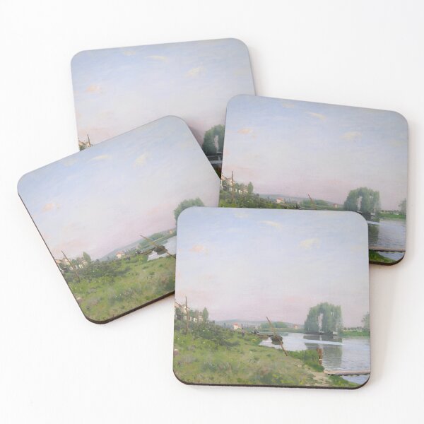Item preview, The Island of Saint Denis by Alfred Sisley (Oil Painting, Masterpiece of Art) designed and sold by Brandenzp.