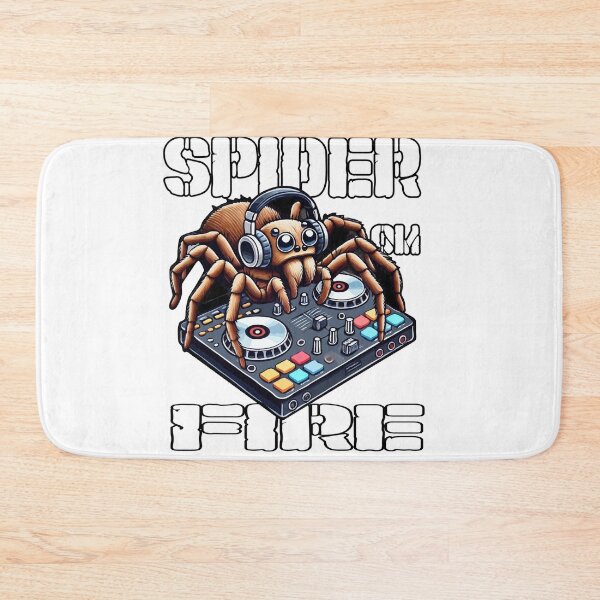 Item preview, Spider On Fire-spider As A DJ Design designed and sold by Svenniibee.