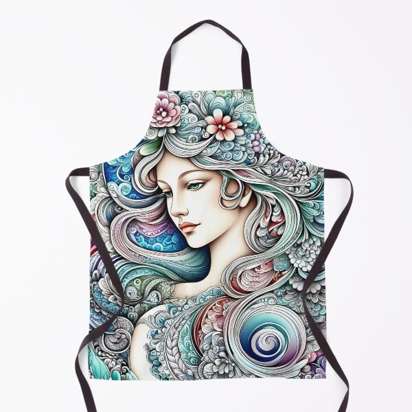 Item preview, nouveau art lady designed and sold by aliraweb.