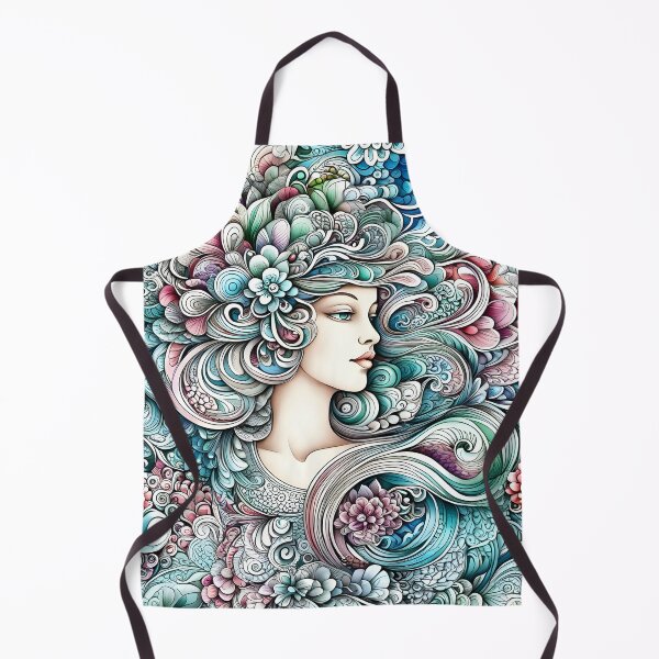 Item preview, lady of flora art designed and sold by aliraweb.