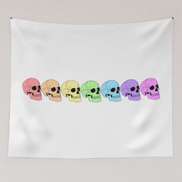 Item preview, rainbow skulls designed and sold by edajylix.