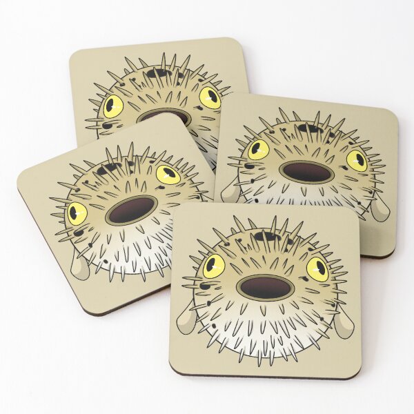 Item preview, Shocked Pufferfish designed and sold by LeCoffeeCat.