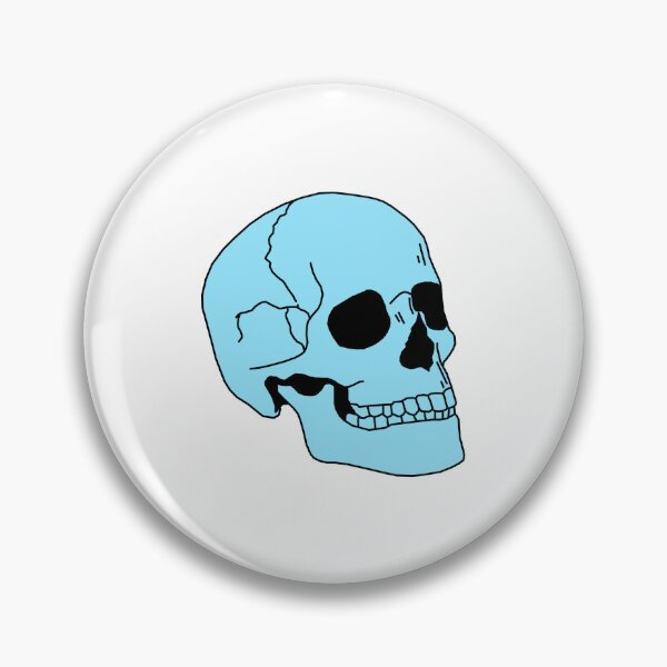 Item preview, skull (blue) designed and sold by edajylix.