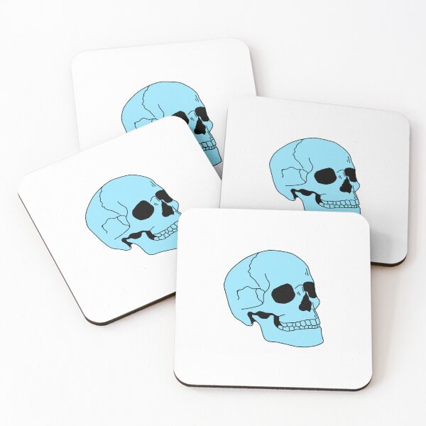 Item preview, skull (blue) designed and sold by edajylix.