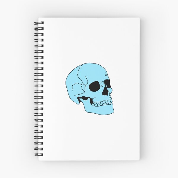 Item preview, skull (blue) designed and sold by edajylix.
