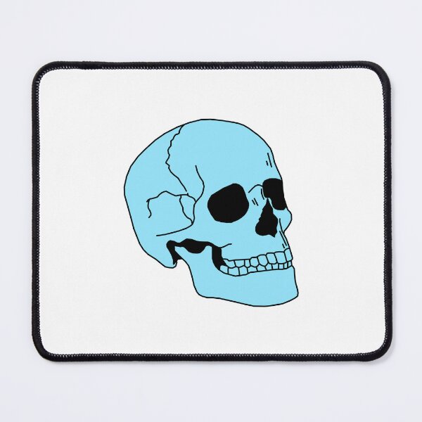 Item preview, skull (blue) designed and sold by edajylix.