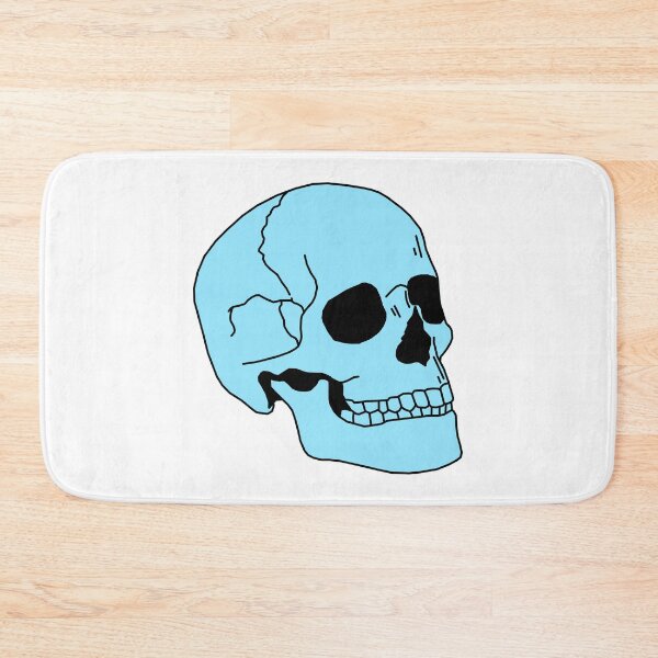 Item preview, skull (blue) designed and sold by edajylix.