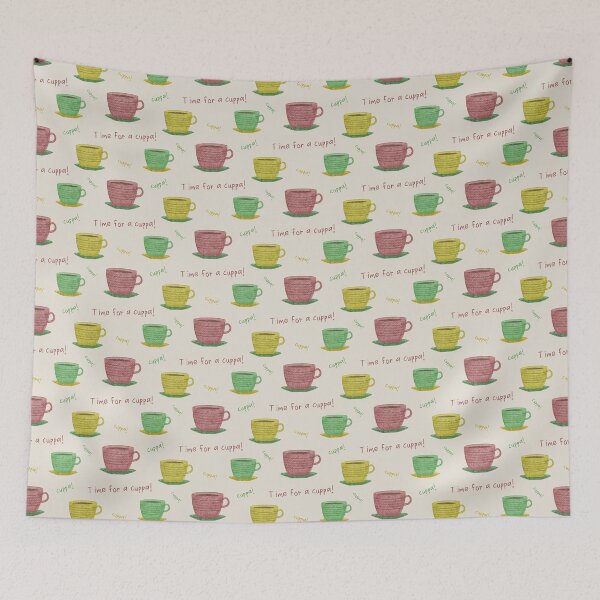 Item preview, Time for a cuppa designed and sold by Scrabbly Doodles.